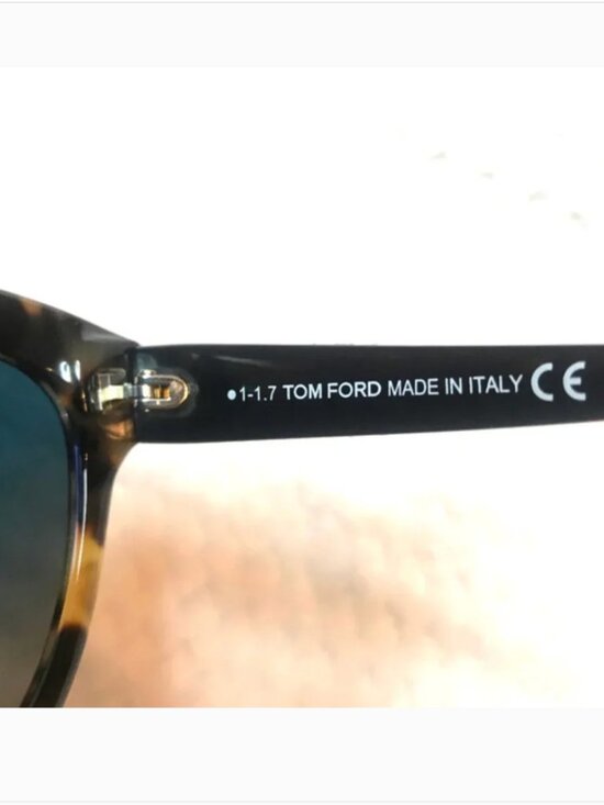 NIB Auth Tom Ford Livia 56MM oversize Cat Eye Sunglasses $600 main image 4